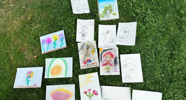 Naturmalen Rosengarten